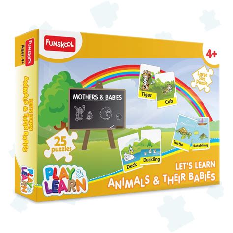 Funskool Lets Learn Animal & Their Babies – My Gift Hub