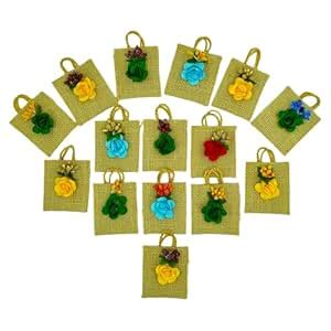 Soul Artisan Thamboolam Return Gift Set Traditional Handmade Small Jute ...