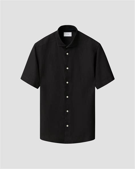 Short Sleeve Linen Shirt - Eton