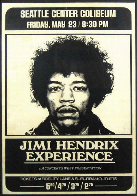 Vintage Jimi Hendrix Poster - Minimalist Poster Store
