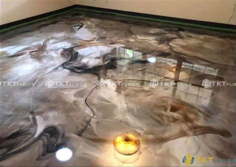 SÀN EPOXY VÂN ĐÁ MARBLE - THIẾT KẾ SÁNG TẠO - TKT Floor