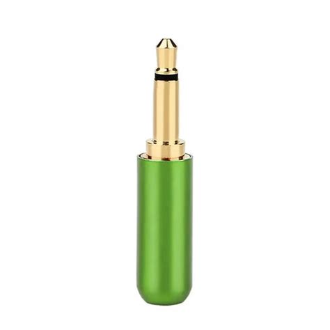 [Design-1] Metal Body Stereo Audio Jack Connector Male