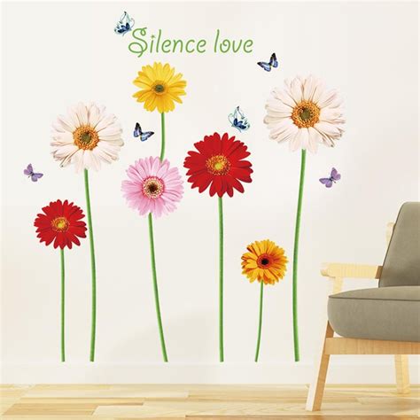 Buy Corsica Nova Multicolour Floral Wall Decal - 60 x 90 cm from ...