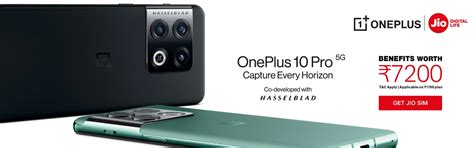 Get ₹7,200 Cashback with Jio OnePlus 10 Pro 5G Offer