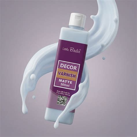 Decor Varnish Matte 500Ml Bottle – Itsy Bitsy