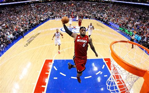 Lebron James Slam Dunk Wallpaper (63+ images)