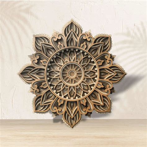 Mystic Firewheel Geometric Layered 3D Mandala – ARTBEURO