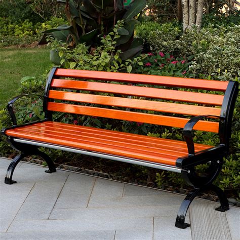 铸铝公园椅欧式休闲长条椅景区园林广场公共休闲座椅户外商场路椅-阿里巴巴