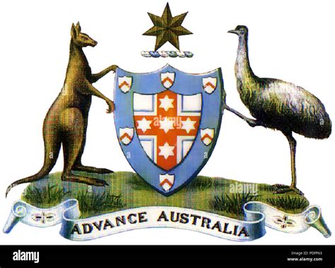 Australian coat of arms hi-res stock photography and images - Alamy