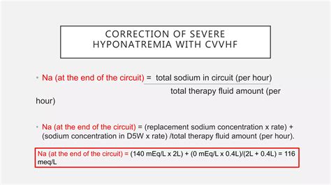 Hyponatremia and CRRT | PPTX