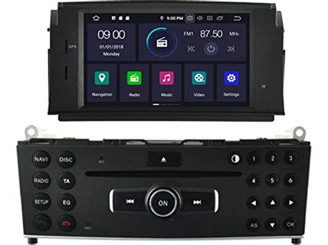 CAX AUDIO 2GB Mercedes-Benz C Class W204 2007-2011 6.2" Multimedia ...