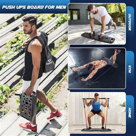 Push Up Board, Foldable Workout Board for Upper Body Push Up Strength ...