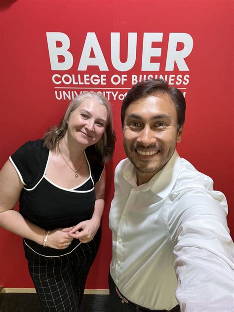Enjoyed going back to UH Bauer college of business to give a talk about international Management ...