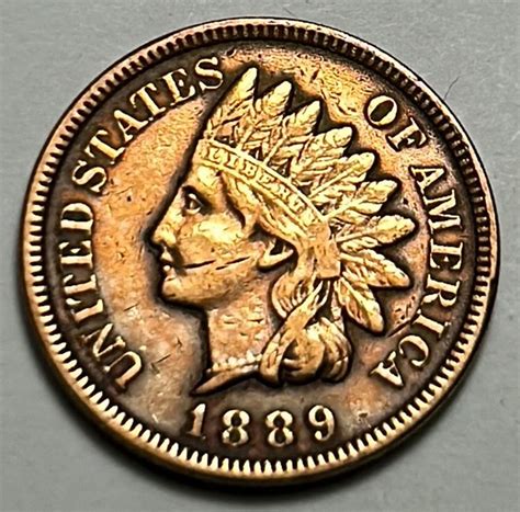 1889 Indian Head Cent. 8813 - For Sale, Buy Now Online - Item #800269