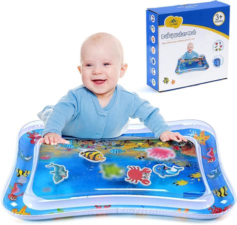 Amazon.com : Magifire Tummy Time Water Mat for Infants 3-12 Months Old ...