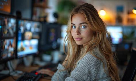 Virtual meeting with participants on video calls | Premium AI-generated ...