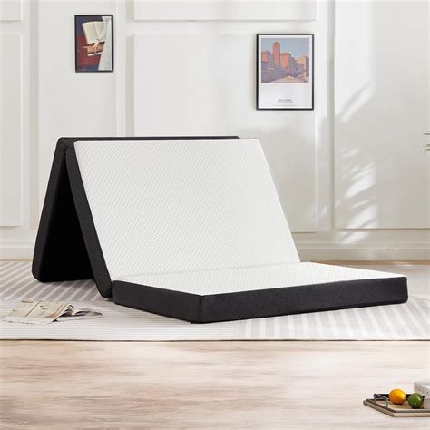 Amazon.com: Sweetcrispy Tri-fold Memory Foam Mattress - 4 Inch Full ...