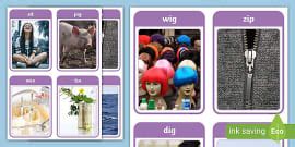 *FREE* CVC Picture Cards - E Words