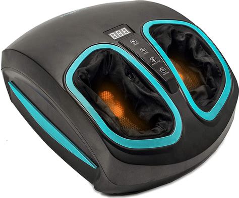 Shiatsu Foot Massager Machine with Heat - Electric Deep Kneading Heated ...