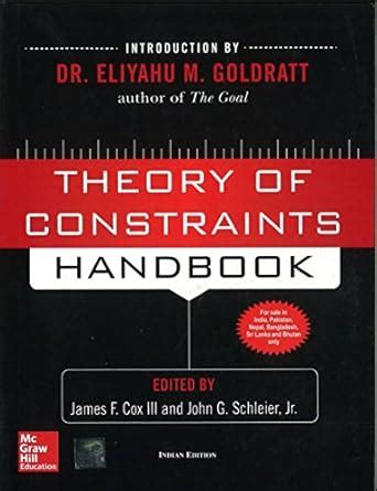 Buy THEORY OF CONSTRAINTS HANDBOOK Book Online at Low Prices in India ...