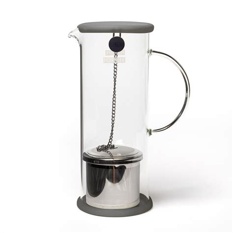 Lucent Glass Iced Tea Brewer by Forlife with Stainless Tea Infuser ...