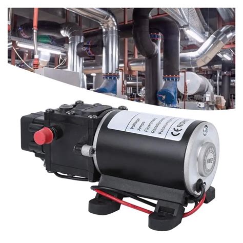 120W DC 12V 18V Intellint Diaphragm Pump, High Pressure Car Wash Pump 7L/Min Agricultural Self ...