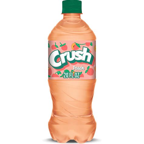 Crush Peach Soda, 20 fl oz bottle - Walmart.com