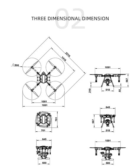 EFT E410P Quadcopter 10L Agricultural Spraying Frame With 10L Tank – RC ...