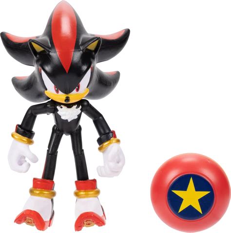 Sonic the Hedgehog 4-inch Shadow Action Figure with Star Spring ...