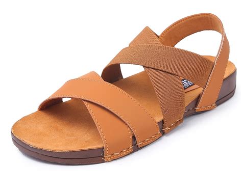 Buy TRASE Jolie Tan Flat Sandal for Women Dailywear-5 IND/UK at Amazon.in