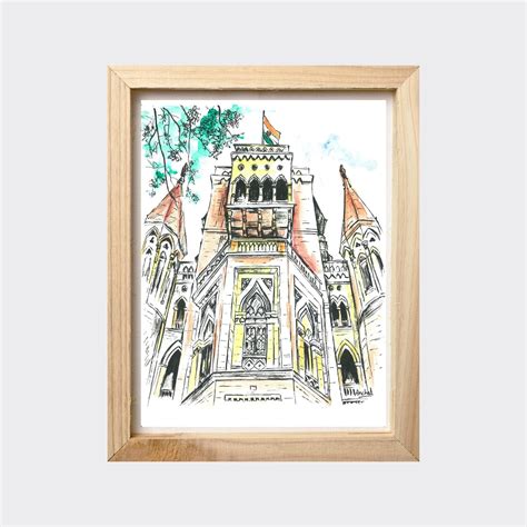 Prints - Bombay High Court | Perspective Shot Watercolour – Law Suits ...