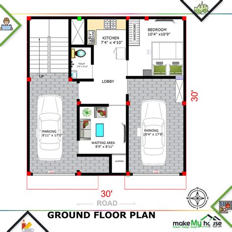 30x30 House Open Floor Plan