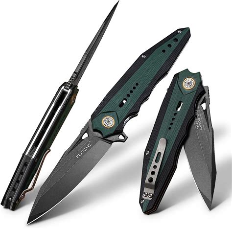 Amazon.com : TURENZ outdoor folding pocket knife 3.7 inch VG10 Steel ...