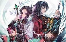 Giyu Tomioka Wallpaper by Wallpaper Anime Kimetsu No Yaiba Kochou Shinobu Giyu Giyu Tomioka Wallpaper