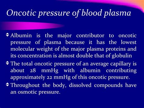 PPT - The Biological Significance of Osmotic Pressure PowerPoint ...