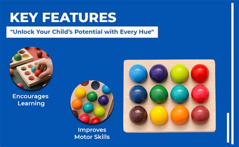 ANVIE & ABEER® Montessori Materials 12 Piece Colorful Round Balls ...
