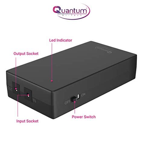 Quantum QHM-660 12V UPS for Router, Intercom, CCTV, Set top Box