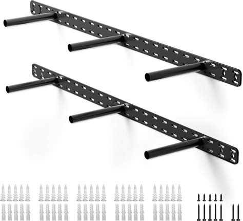 Amazon.com: 2pcs Floating Shelf Bracket Heavy Duty Hidden Metal ...