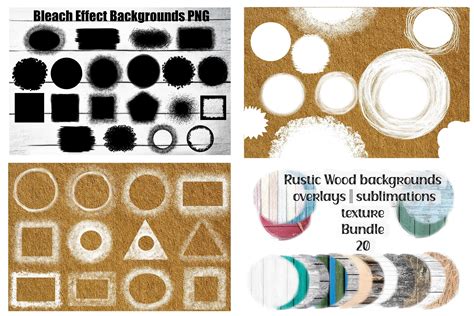 Bleach Effect Frame Backgrounds Bundles Graphic by VetalStock ...