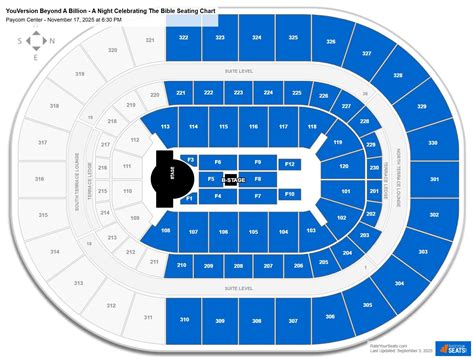 Paycom Center Concert Seating Chart - RateYourSeats.com