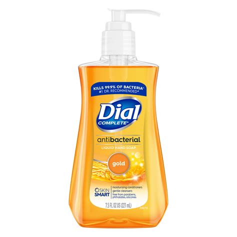 Dial Antibacterial Liquid Hand Soap, Gold, 7.5 Ounce - Walmart.com ...