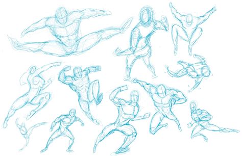 Dynamic Pose Drawing Pictures - Drawing Skill