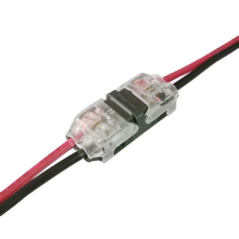 Buy Butt Splice Wire Connectors - 10Pcs 2 Pin 2 Way I Shape Low Voltage ...