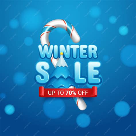 Premium Vector | Winter sale banner vector illustration