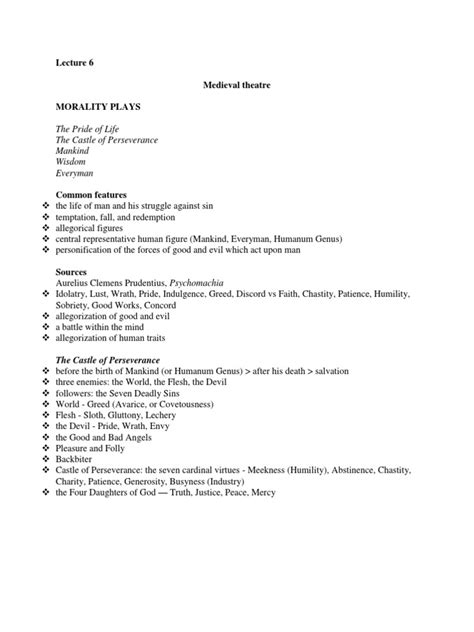 Morality Play 的图像结果