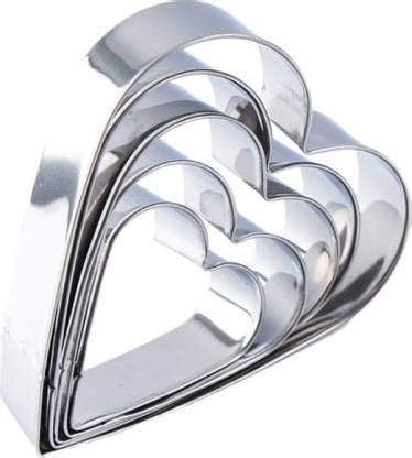 Buy Baker's Cutlery™ 5 Stainless Steel Heart Shape Cake/Bakery Cutter 4 ...