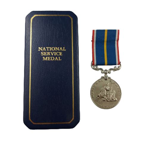 WW2 / Post-WW2 Cased National Service Medal 1939-1960 – Canadian ...