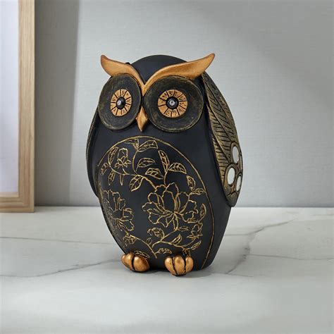 Buy Corsica Mystic India Polyresin Owl Figurine from Corsica by Home ...