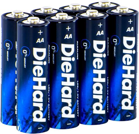 Amazon.com: Die Hard Aa-8 Alkaline Batteries : Health & Household