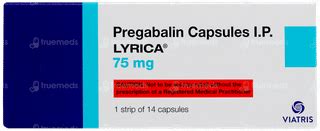 Lyrica 75mg Capsule – Epilepsy & Neuropathic Pain